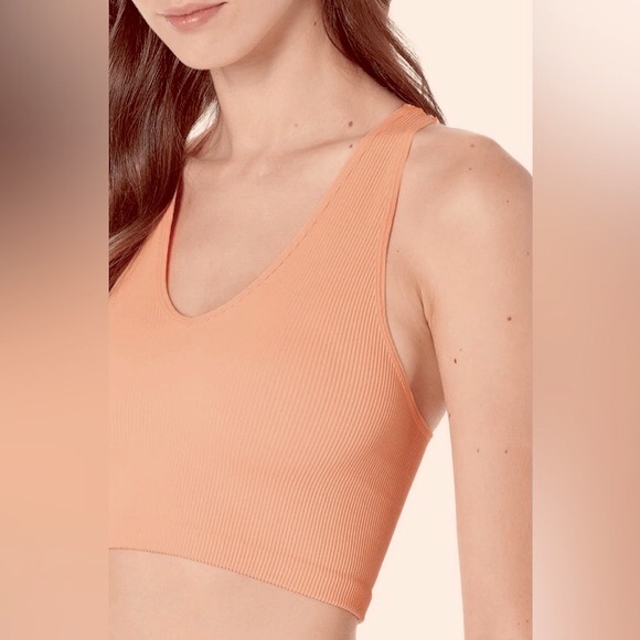 Free People Free Throw Crop Peach Horizon XS Extra Small New - Picture 6 of 6